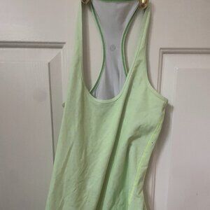 Green Lululemon Racerback Tank